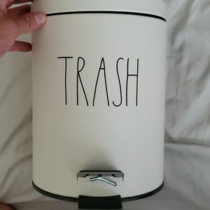 Rae Dunn Cute Small Office Room TRASH Bin Can